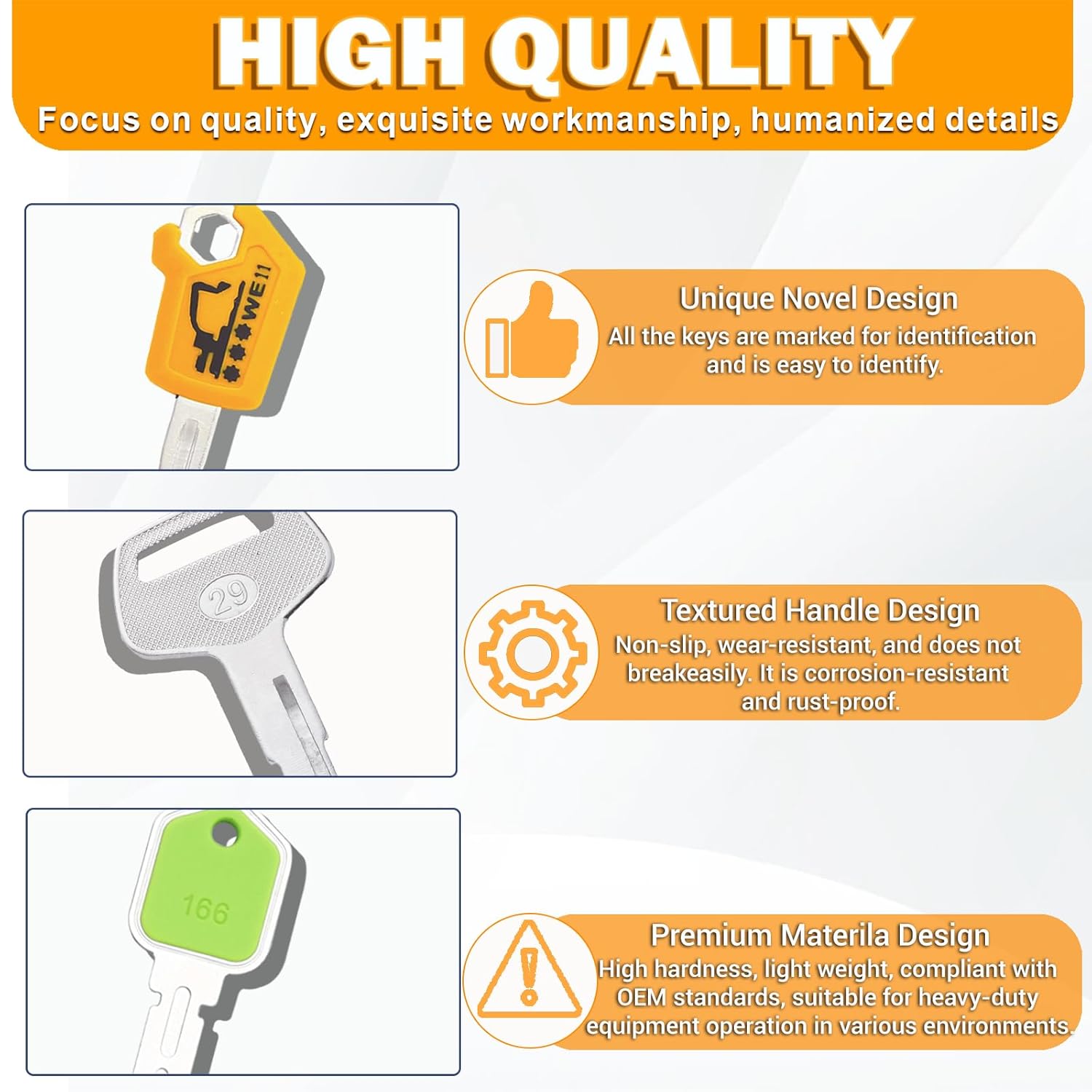 Z60 Construction Equipment Keys