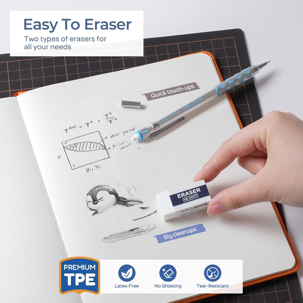 ZAccurate and rugged mechanical pencils