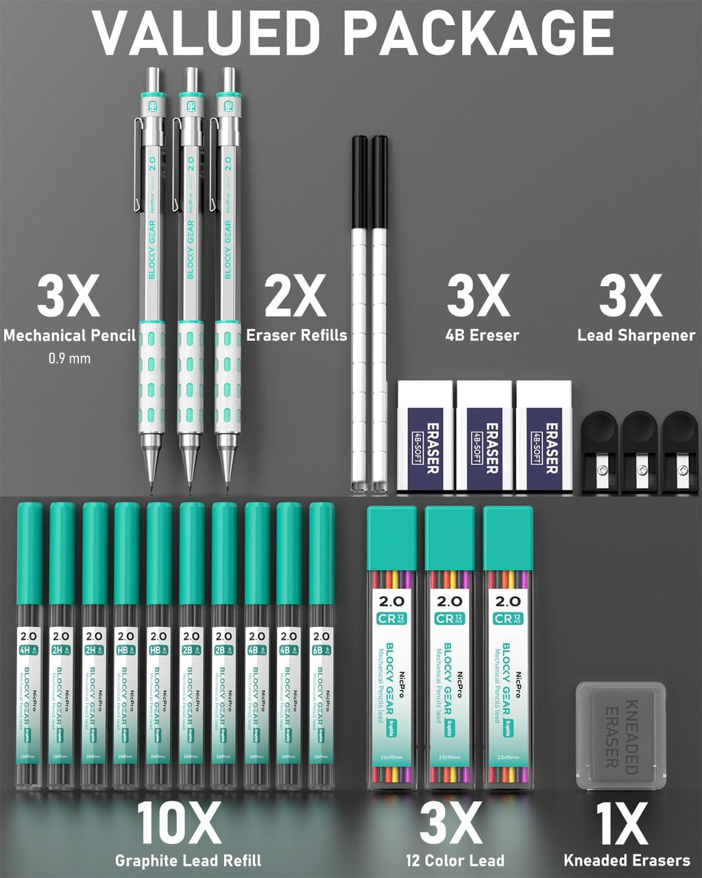 ZAccurate and rugged mechanical pencils