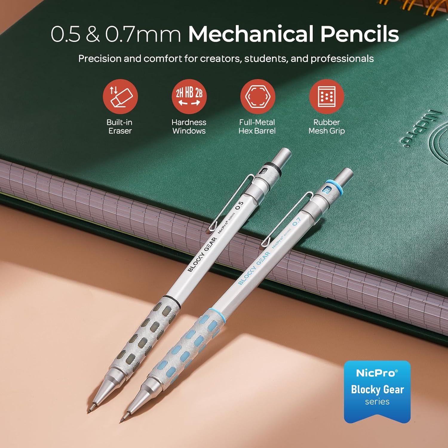 ZAccurate and rugged mechanical pencils