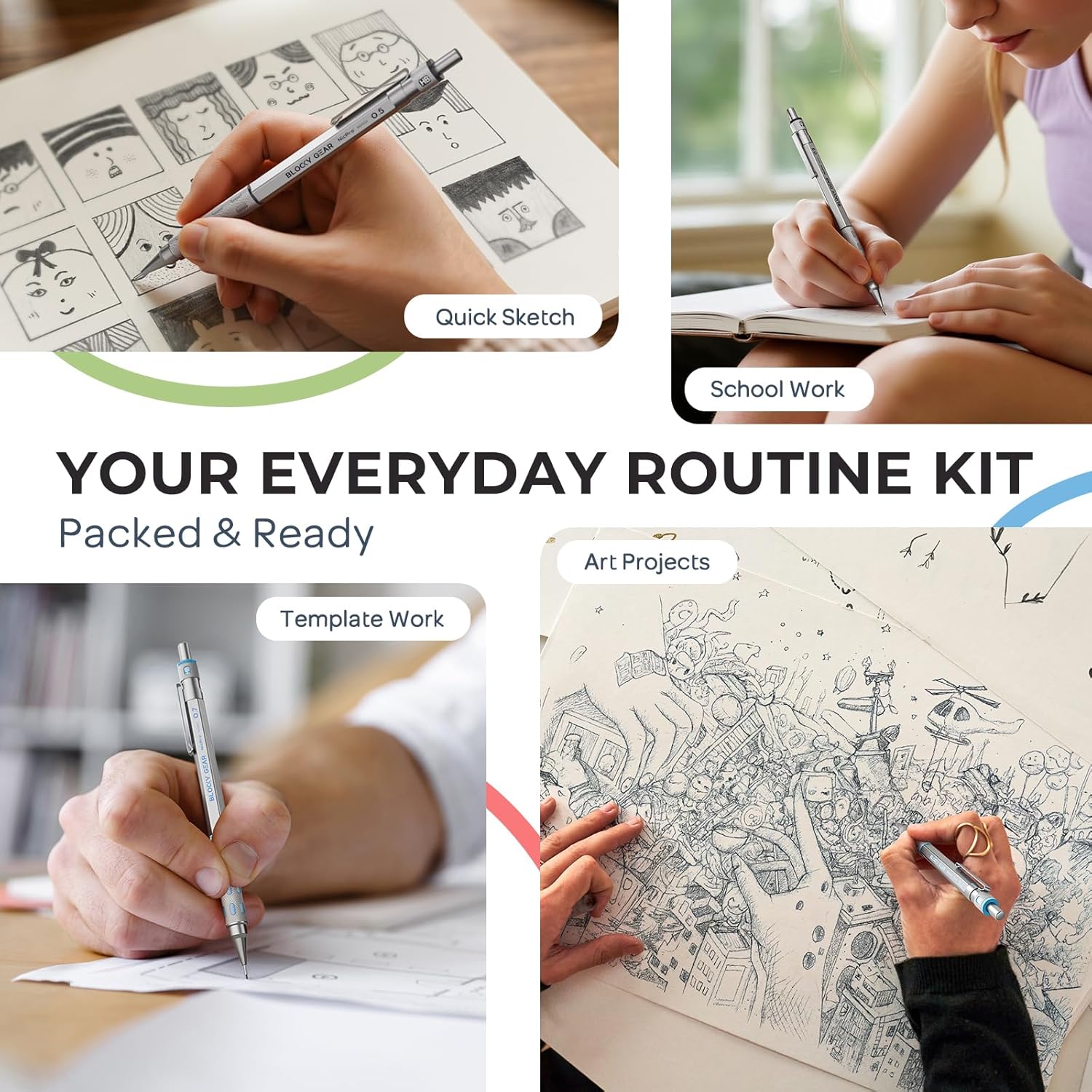 ZAccurate and rugged mechanical pencils