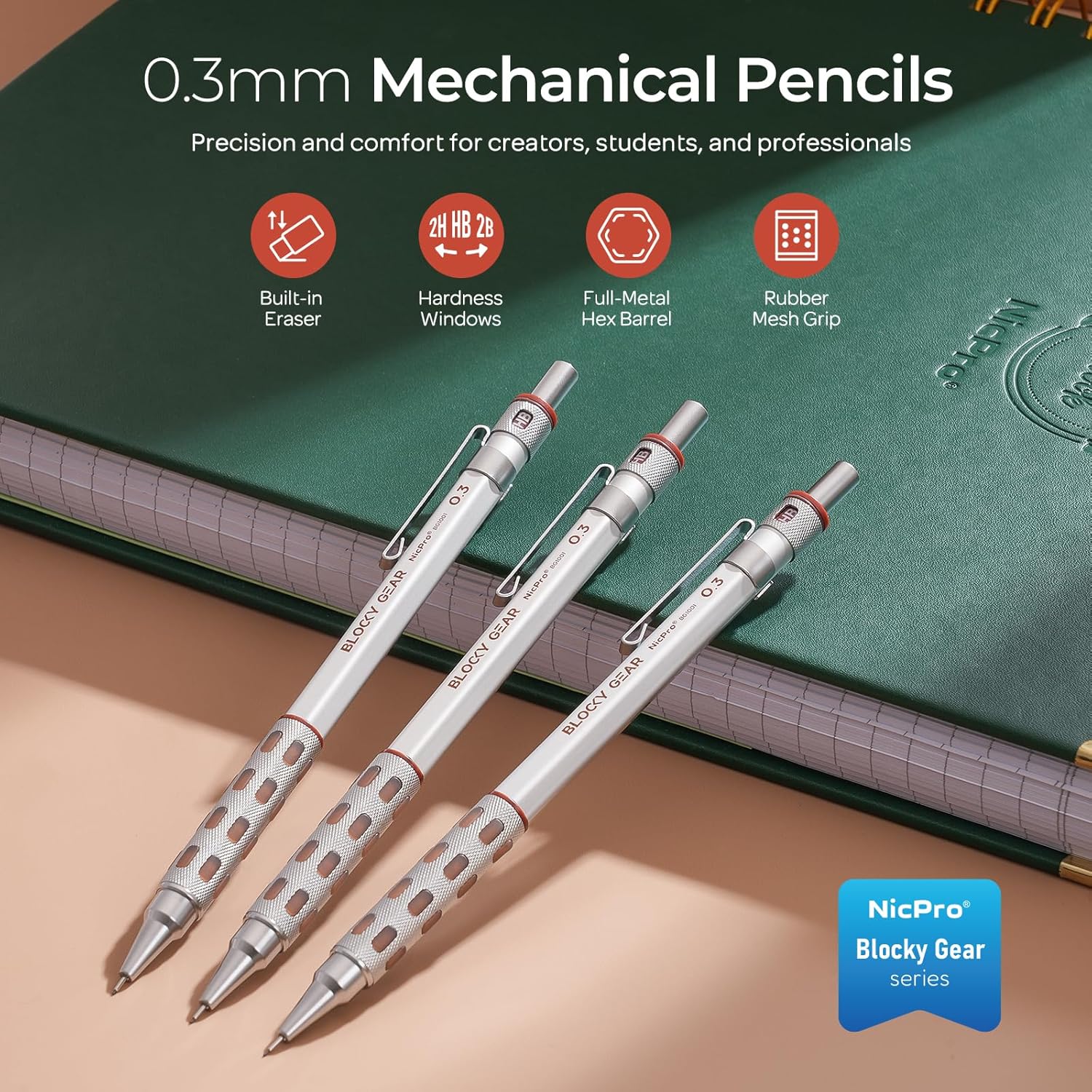ZAccurate and rugged mechanical pencils