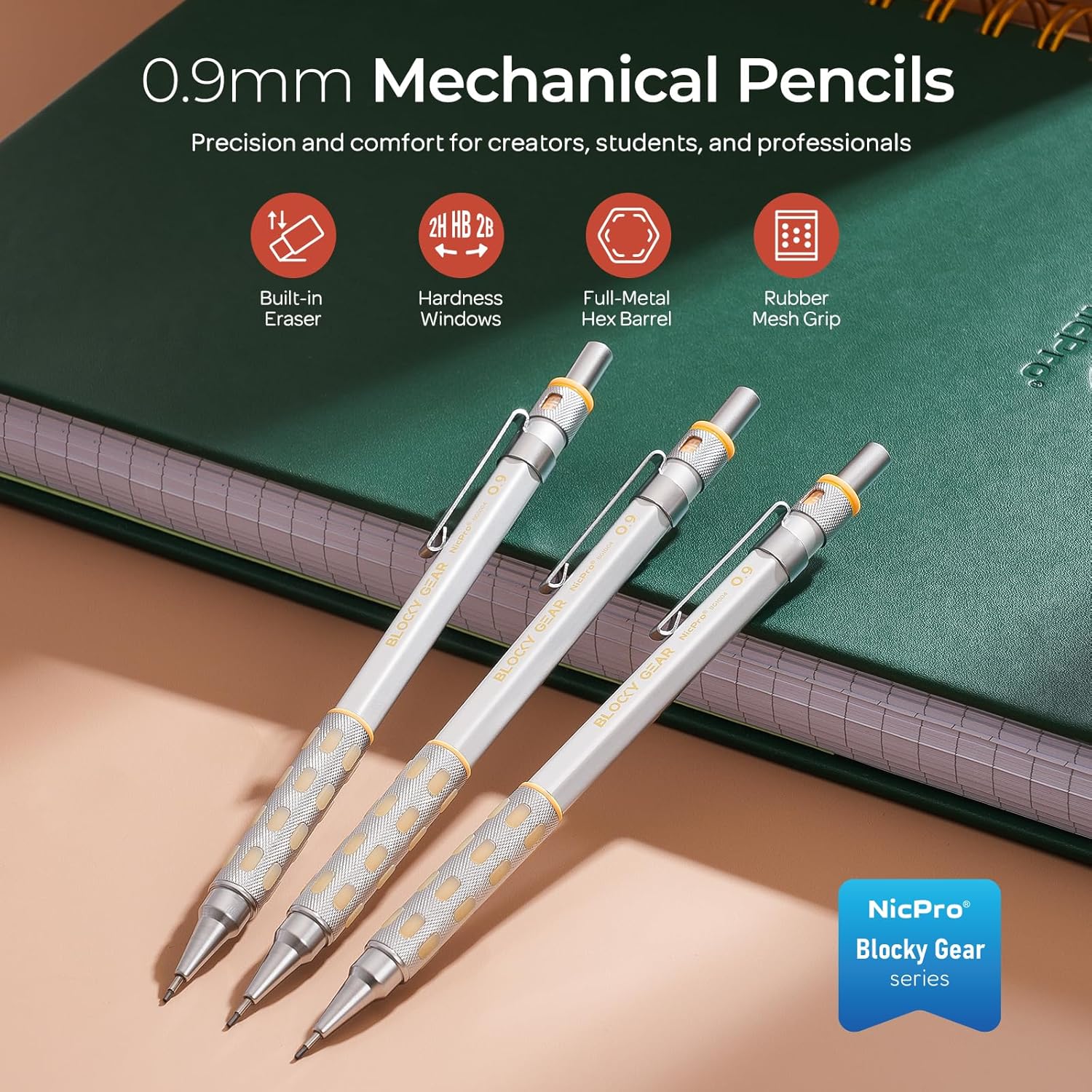 ZAccurate and rugged mechanical pencils